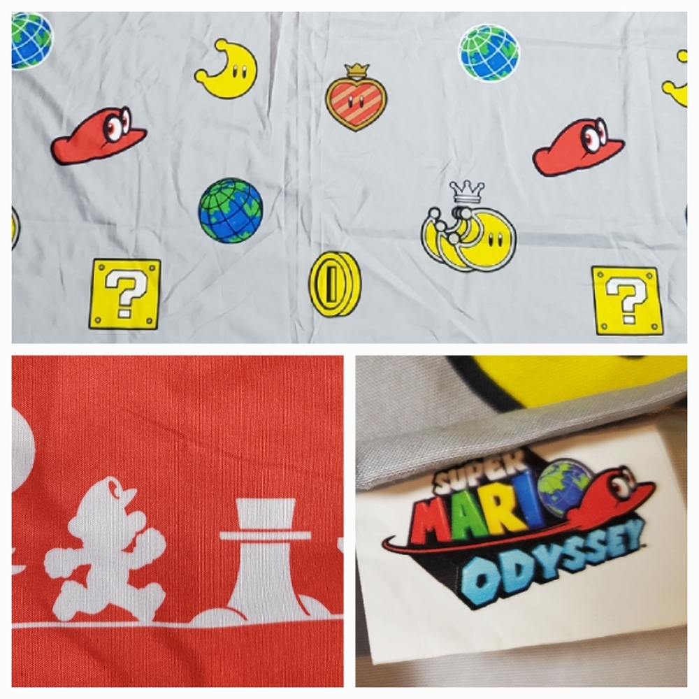 Nintendo Super Mario Odyssey Flat Sheet Twin